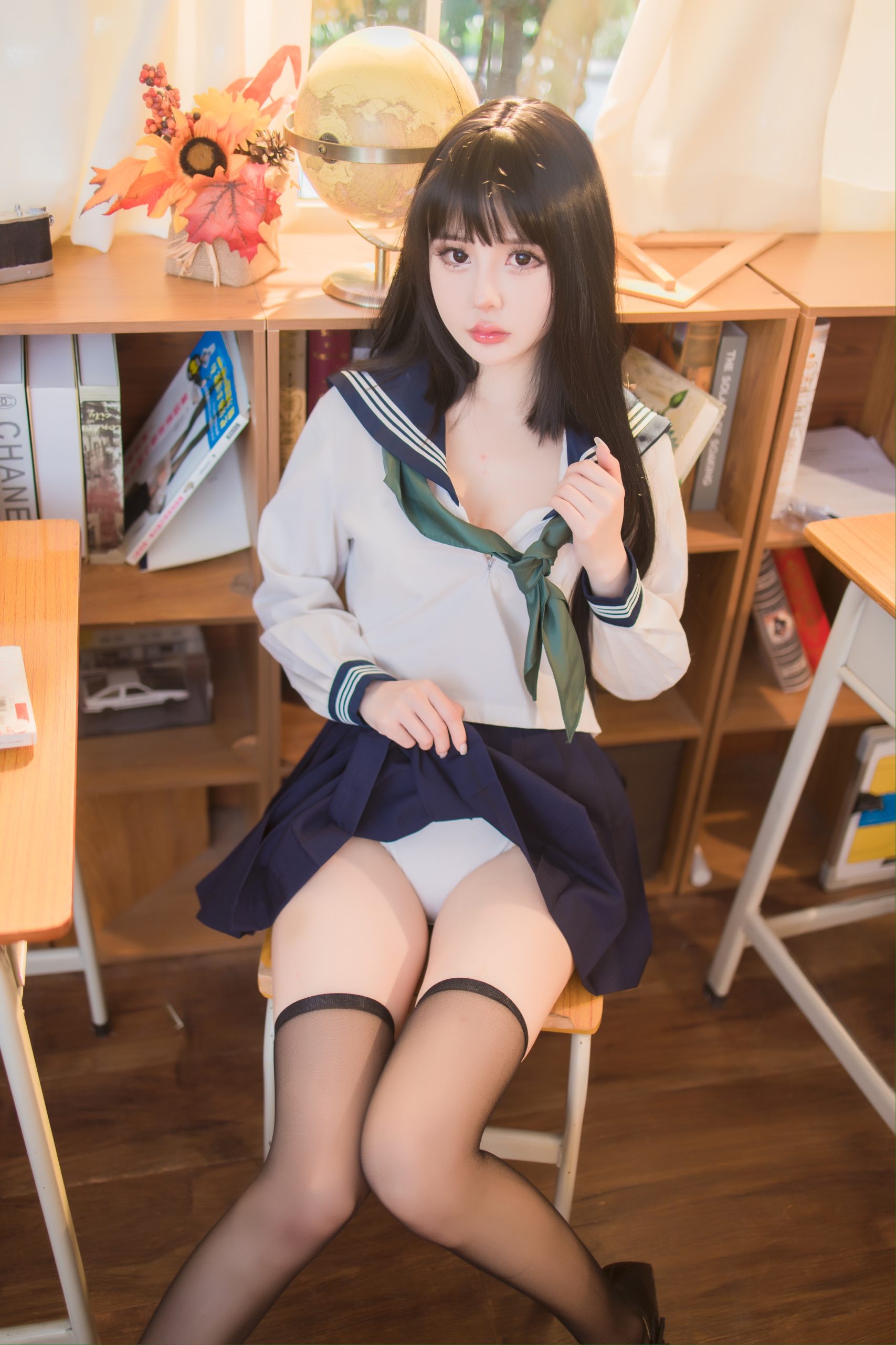 您的蛋蛋 (ddanlikeu) – 女学生  [51P+1V]